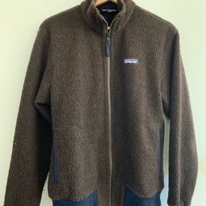 Brown Patagonia Men’s Fleece Jacket